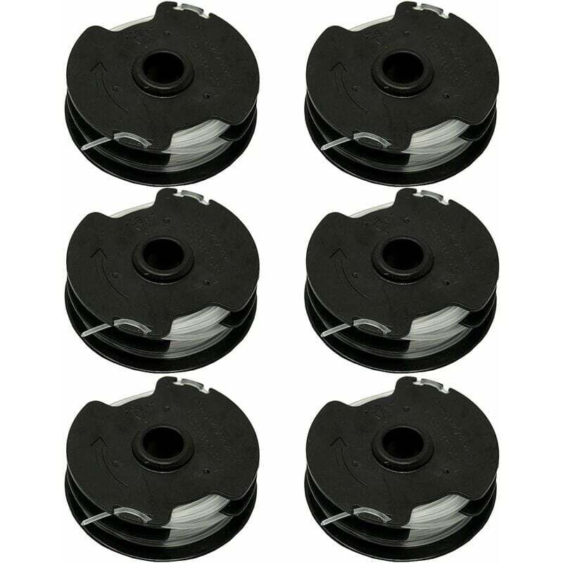 Lot de 6 bobines de rechange pour débroussailleuse sans fil Parkside PRTA 20 Li C3 IAN351753