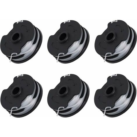 Lot de 6 bobines de rechange pour débroussailleuse sans fil Parkside PRTA 20-Li C3 IAN351753
