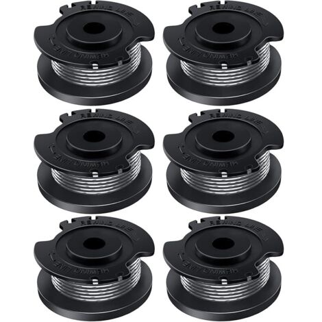 Lot de 6 bobines et lignes de rechange pour tondeuse à gazon Bosch Easy Grass Cut 18 V 23 26 18  F016800569
