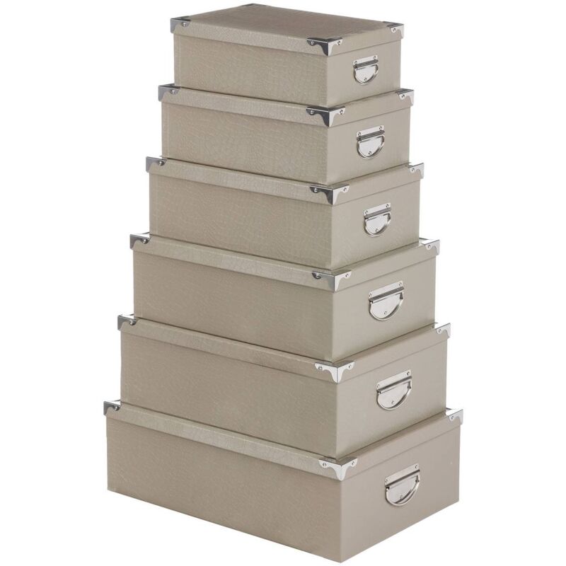 Lot de 6 boîtes crocos - 5 Five