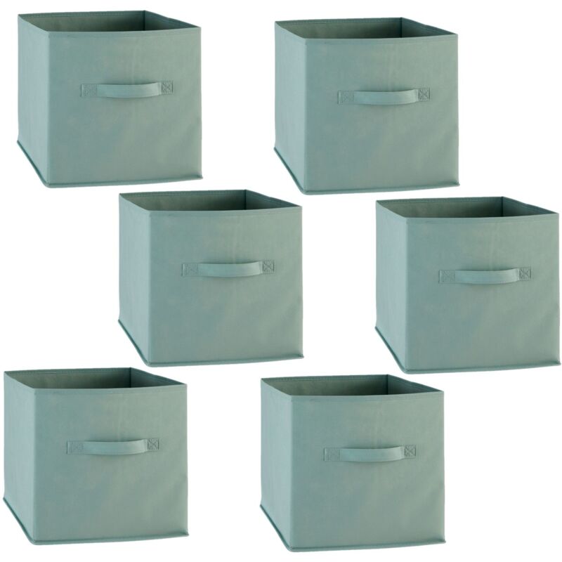 Five Simply Smart - Lot de 6 boîtes de rangement en tissu mix n' modul