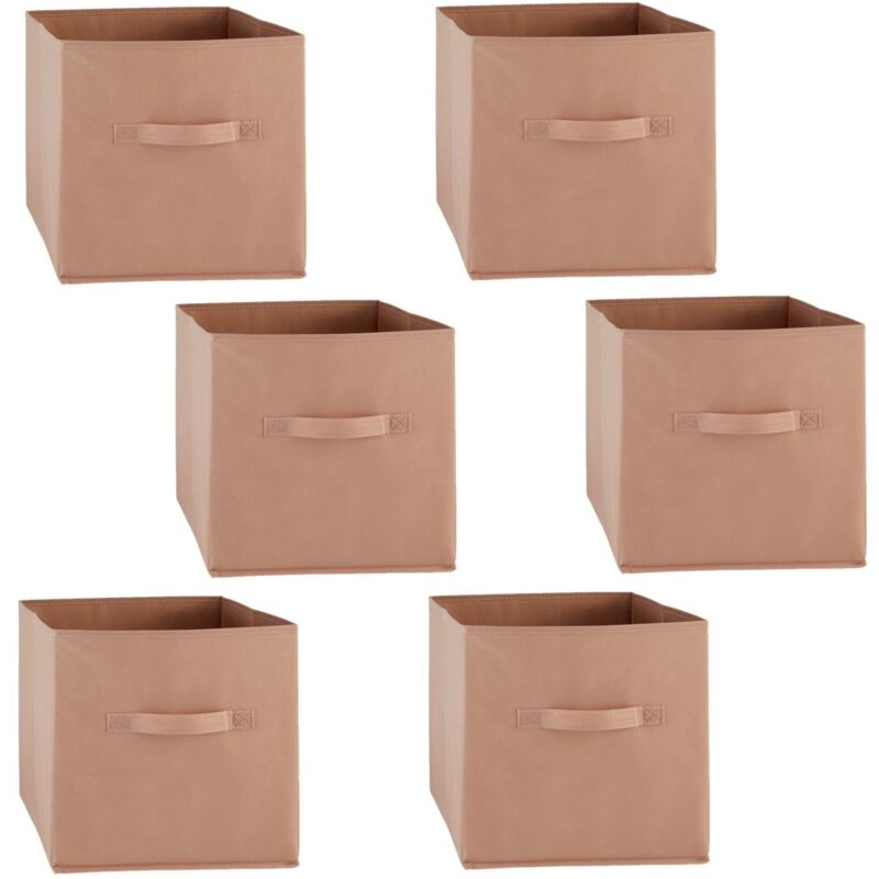 Five Simply Smart - Lot de 6 boîtes de rangement en tissu mix n' modul