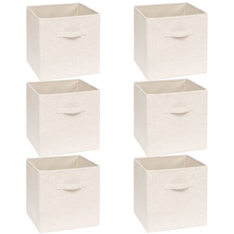 Lot de 6 boîtes de rangement TIDY BOX