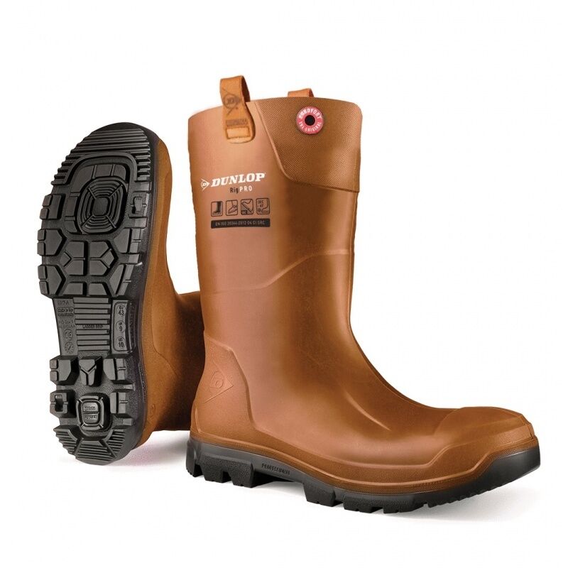 Bottes de sécurité hautes rigair pro fur pu S5 (LJ2HR42) - Marron 46