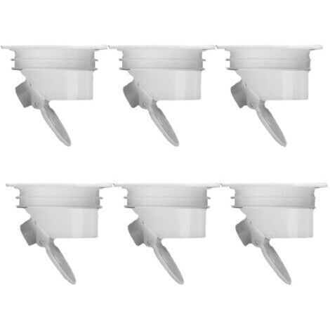 Lot de 6 bouchons anti-retour déodorants pour drains de sol filtre d'égout accessoires de salle de bain