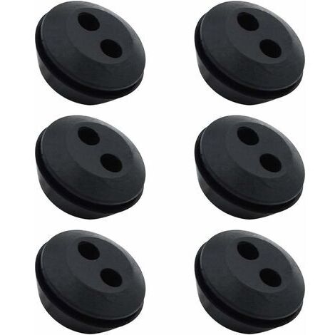 Lot de 6 bouchons de tuyau de carburant en caoutchouc – Joint de réservoir étanche – Compatible débroussailleuses et taille-haies