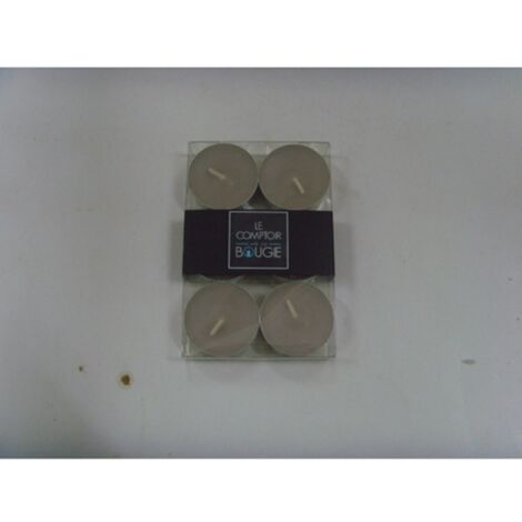 Lot de 6 bougies décoratives colorées