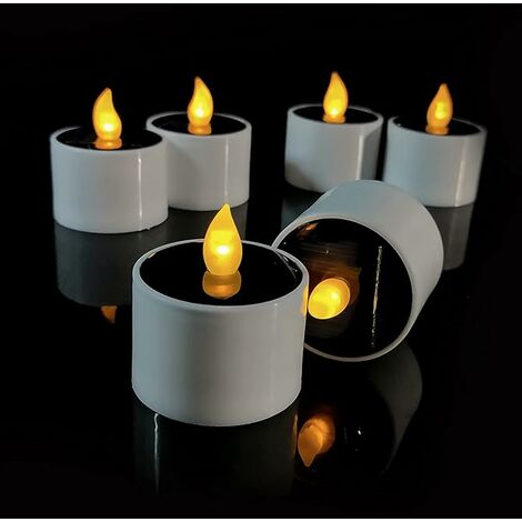 LED Kaarsen, Bougies artificielles, Blanc chaud