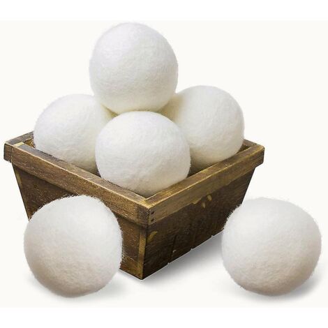 Lot de 6 boules filtrantes blanches pour système de filtration de sable de piscine