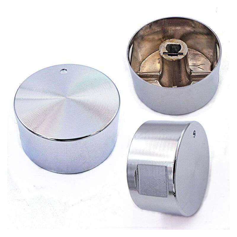 Lot de 6 boutons de cuisinière à gaz en métal 6 mm pour plaque de cuisson universelle