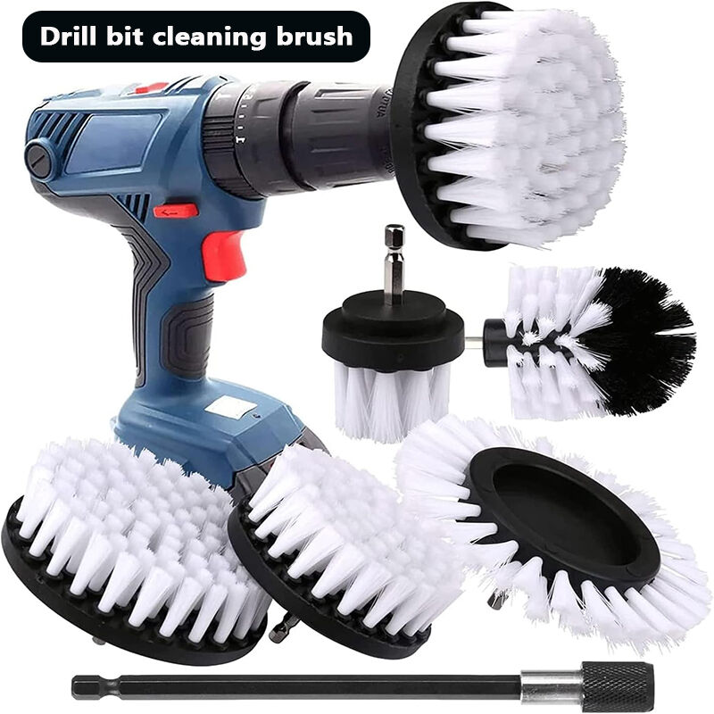 Yozhiqu - Lot de 6 brosses de nettoyage pour forets, brosse tapis voiture, brosses de nettoyage pour forets pour bordures de carrelage, tapis,