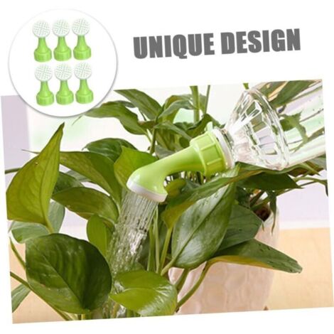 Lot de 6 buses d’arrosage universelles pour arrosoirs jardin et intérieur – plastique résistant, embouts interchangeables 12 mm