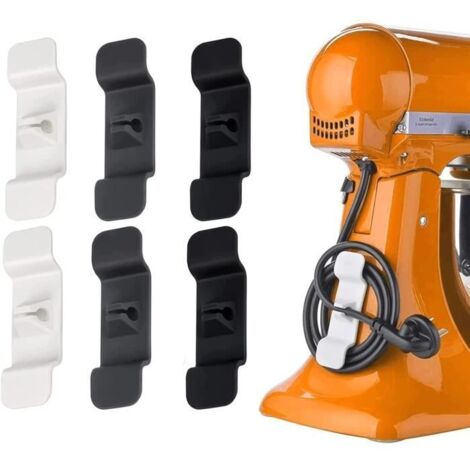 Lot de 6 Câble Organisateur, Enrouleur de Câble Gestion, Enrouleur de Cordon, Enrouleur Porte-câble pour Appareils de Cuisine