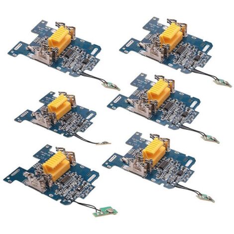 Lot de 6 cartes de protection de batterie Li-Ion BL1830 pour outils Makita 18V