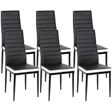 chaise bicolore noir et blanc 2