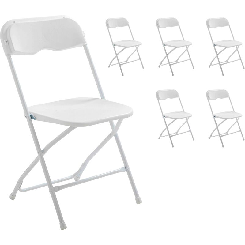 Lot de 6 chaises pliantes