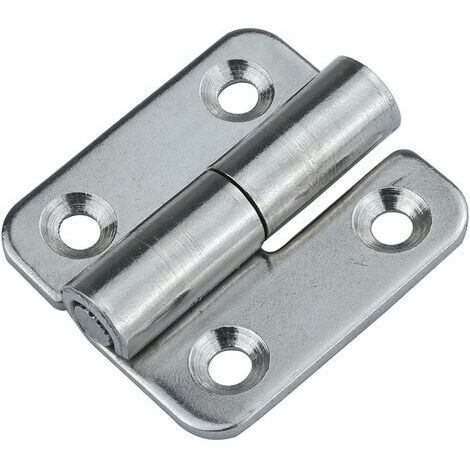Lot de 6 charnières amovibles, petites charnières coulissantes de 3,8 cm (1,5 po), charnières de porte amovibles en acier inoxydable 304, côté droit