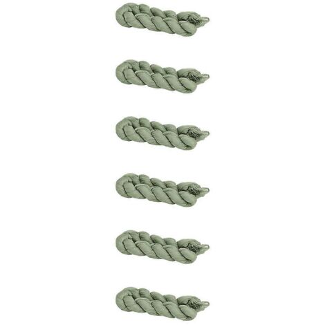 Lot de 6 chemins de table 35 x 120 pouces, chemin de table en mousseline verte