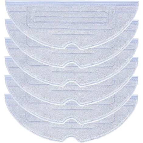 Lot De 4 Serpillères De Rechange Pour Robot Aspirateur JONR P20 Pro - En Microfibre, Nettoyage Efficace