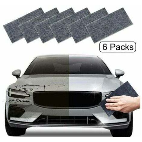 Lot de 6 chiffons Nano Sparkle Cloth Car Scratch Repair Cloth Nano Magic Cloth pour voiture Nouveau