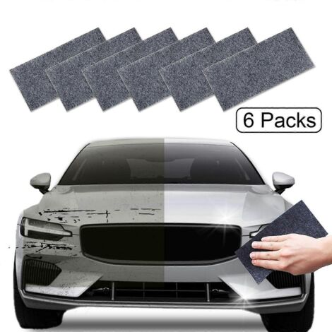 Lot de 6 chiffons Nano Sparkle pour réparer les rayures de voiture. Chiffon Nano Magic pour voiture (neuf).