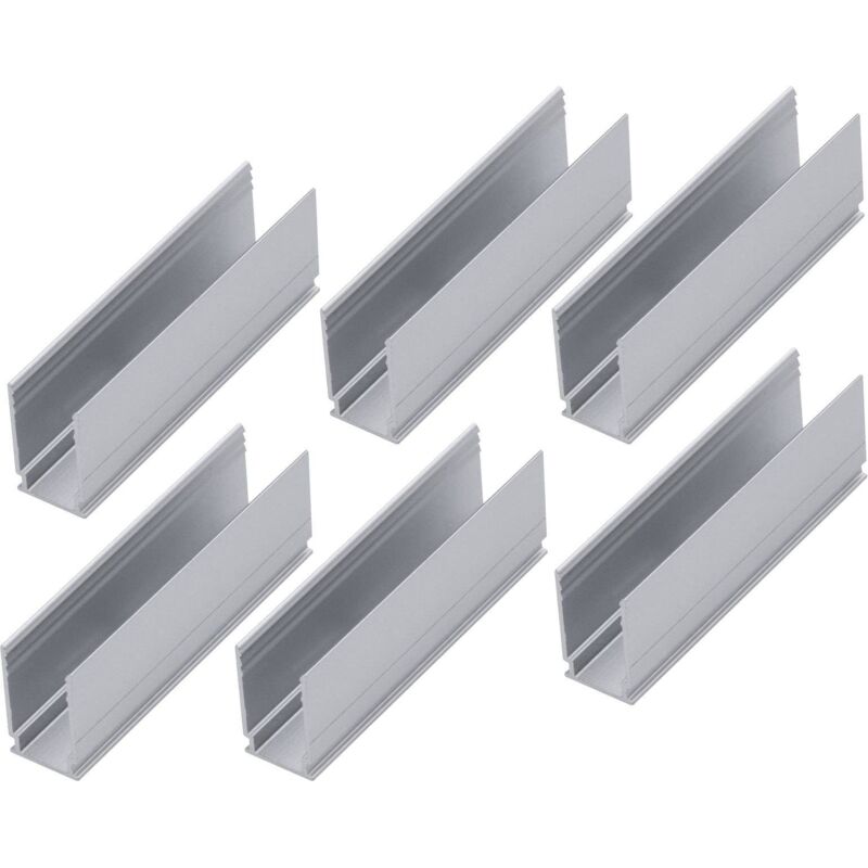 Neon 94215 Système d'éclairage Plug&Shine clips de fixation jeu de 6 blanc - Paulmann