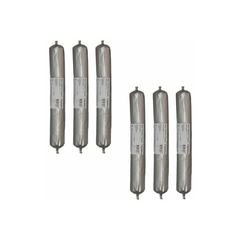 Sika - Lot de 6 colles souples Adheflex Parquet - 600 ml