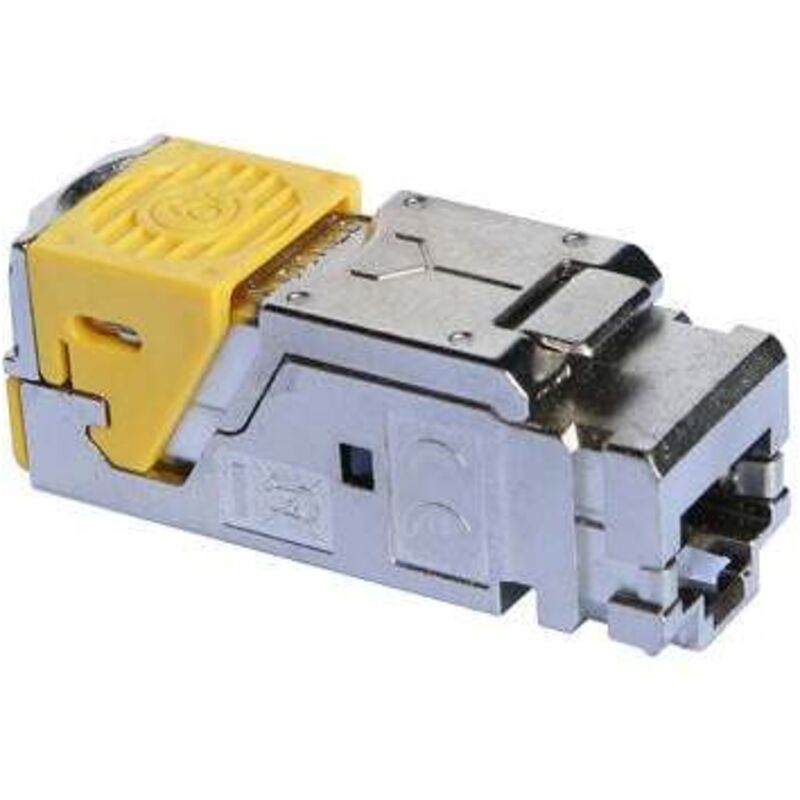 6 connecteurs RJ45 haute densité catégorie 6A stp LCS³ pour panneau de brassage droit et en angle Legrand 033775