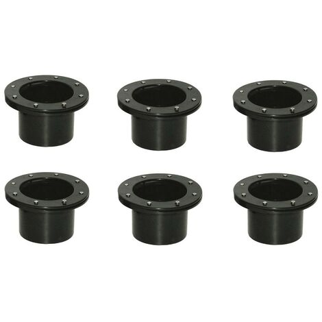 Lot de 6 connecteurs VIS INOX bàche passe paroi PVC 40mm pour bassin