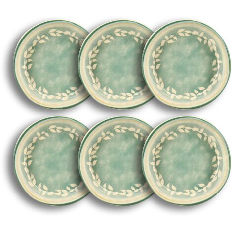 Lot de 6 coupelles en faience 20cm, CAPRIA