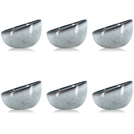 Lot de 6 coupelles en grès 12cm, ARONAL