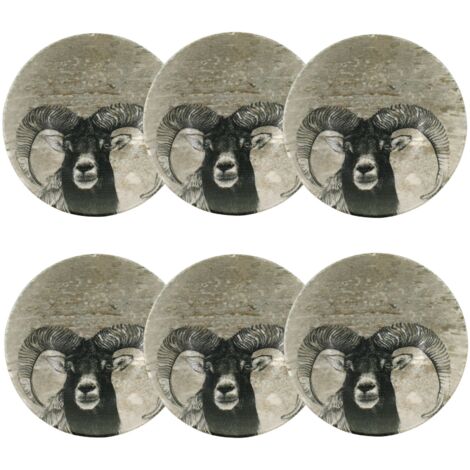 Lot de 6 coupelles en porcelaine 14cm, LACHAT