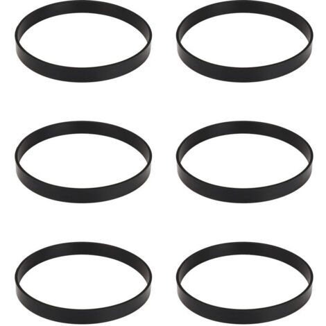 Lot de 6 courroies d'aspirateur en caoutchouc haute résistance, compatibles avec les modèles Bissell 7, 9, 10, 12 et 14