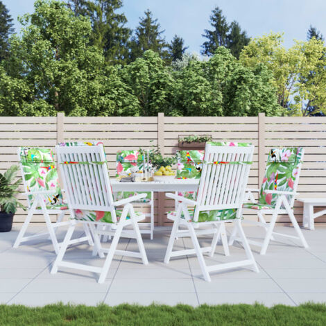 Lot de 6 Coussins de chaise à Dossier haut,Coussins de Chaise haut Dossier Siège Confortables multicolore -AD90223