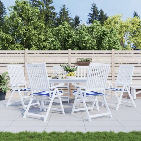 Lot de 6 Coussins de chaise,Coussins de Chaise Siège Confortables de jardin 40x40x3 cm tissu -AD70997