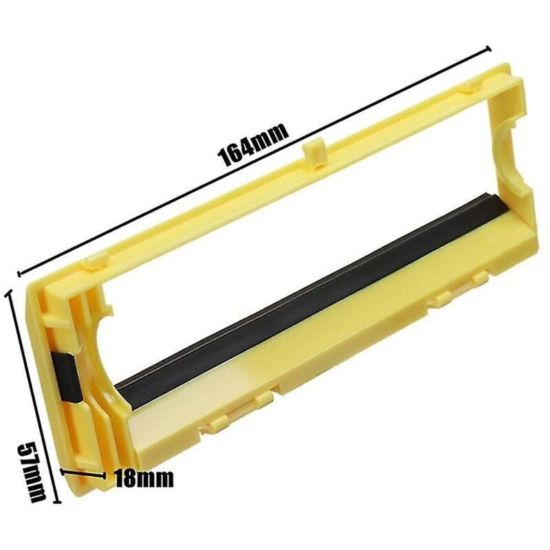 Lot de 6 couvercles de brosse principale jaunes pour balayeuse, adaptés aux modèles A4, A4s, T4, X430, X432