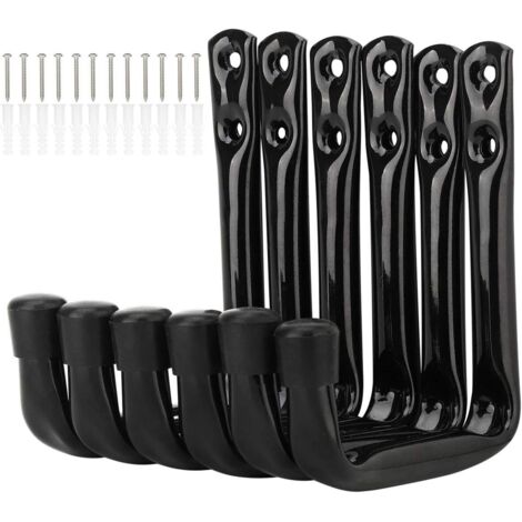 MEZOOM Lot de 4 supports muraux auto-adhésifs pour balai, outils de MEZOOM Lot de 4 supports muraux auto-adhésifs pour balai, outils de