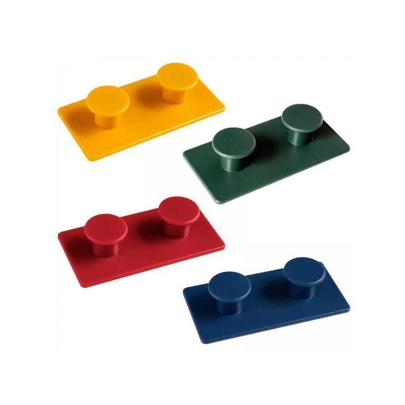 Lot de 6 crochets pour suspendre des manteaux, des clés, des chapeaux, des serviettes