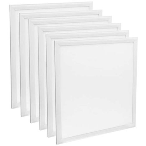 Lot de 6 Dalles LED 45W 600x600mm 3900lm