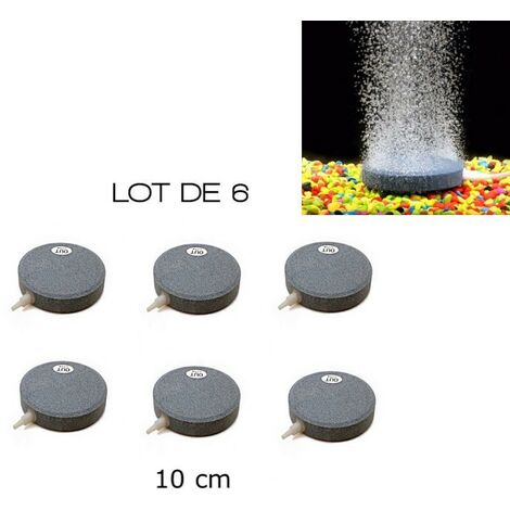 Lot De 6 Diffuseurs D'Air, Forme Disque 10 cm Pour Bassins De Jardin