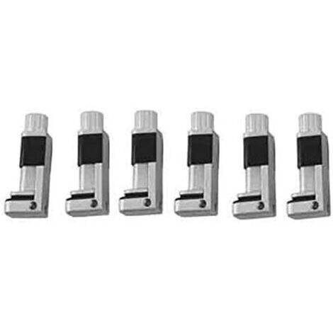 Lot de 6 dispositifs de fixation pour écran LCD - Pour téléphone portable - Outils de réparation fixes Pince de fixation