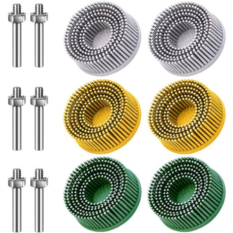 Lot De 50 Bâtonnets Abrasifs Double Face - Tête Noire 150#, Tête Grise 280# - Pour Ponçage Fin, Modelisme, Onglerie