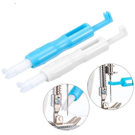 lot De 6 Enfile-aiguilles Pour Machine Coudre Bleu Blanc