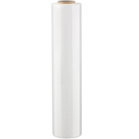 Lot de 6 Film étirable cast manuel transparent 450mm x 270m 17µ recyclé 30% matière PCR