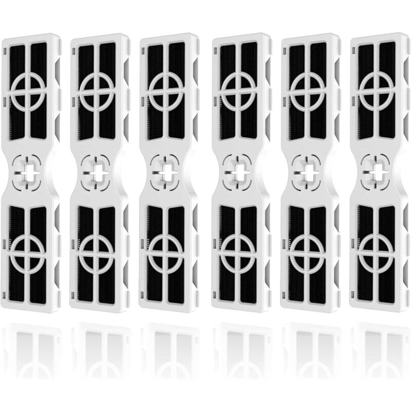 Lot de 6 filtres à air pour réfrigérateur Frigidaire PureAir AF-2 - Élimine les odeurs grâce à la technologie carbone - Compatible avec les