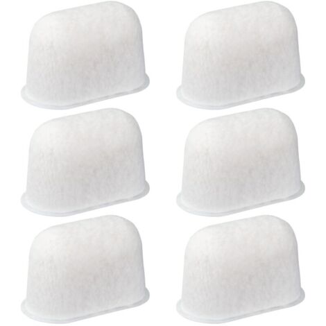 Lot de 6 filtres à eau en résine pour machines à café, compatibles avec les machines expresso Breville BWF100, 870, 878, 880, 860, 840, 810, 450 et 500. Anticalcaire et élimination du chlore.