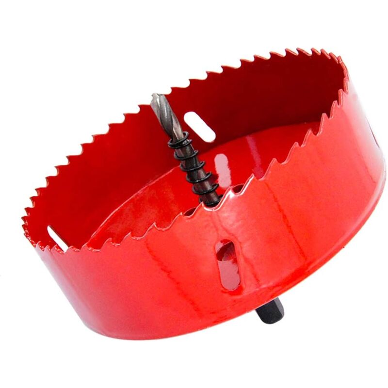 KZQ - Scie-cloche bi-métal hss avec tige pour bois et métal125cm