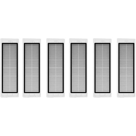 Lot de 6 filtres de rechange pour aspirateurs robots Xiaomi, pièces détachées pour filtres et aspirateurs.
