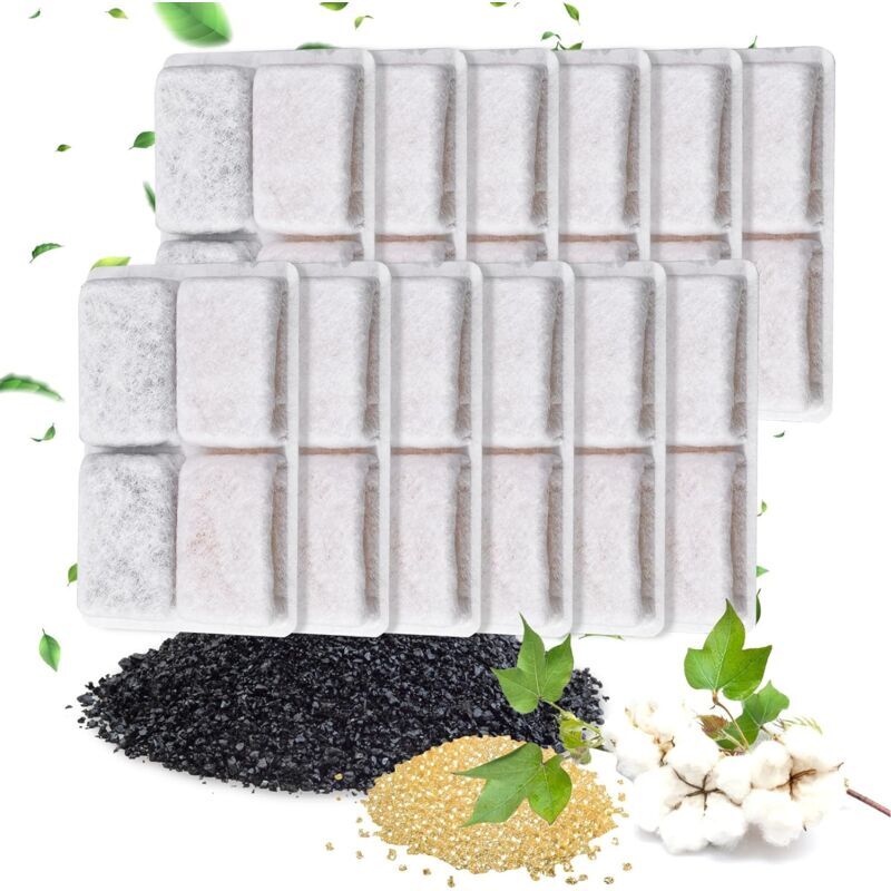 Lot de 6 filtres de rechange pour fontaine à eau pour chats et petits chiens