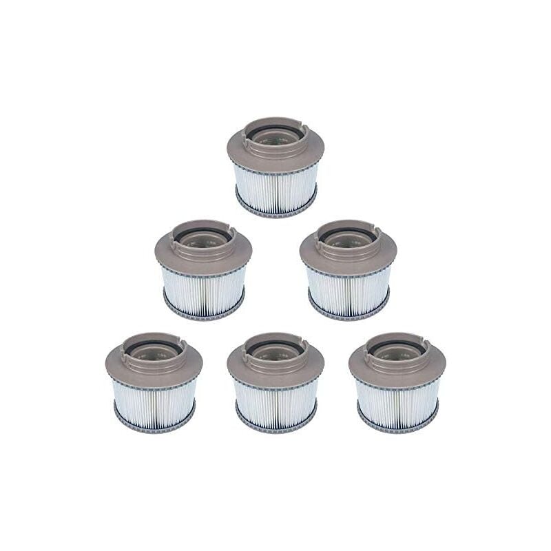 Lot de 6 filtres de Rechange pour MSpa FD2089, Cartouche de Filtre pour Piscine, et spas